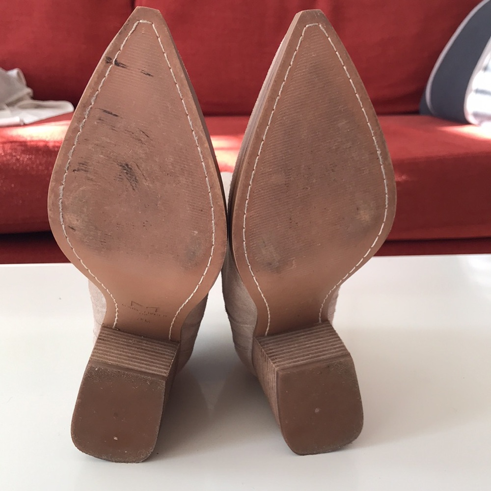 Marc Fisher Suede Pointed Toe Booties - image 4